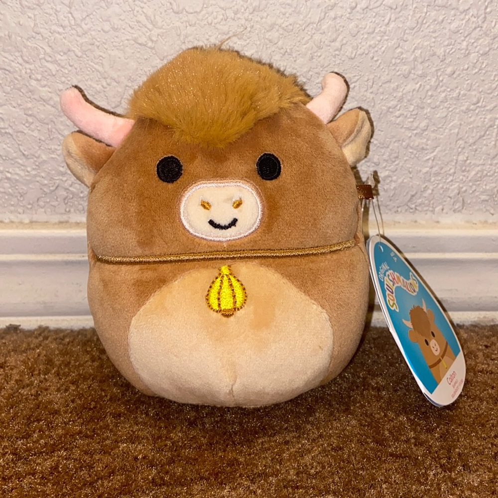 NWT Calton the Bull Squishmallow 5”